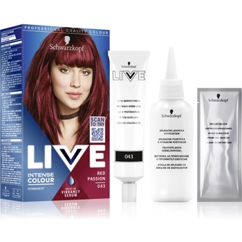 Image 1 of Schwarzkopf LIVE Intense Colour перманентната боя за коса цвят 043 Red Passion
