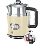 Russell Hobbs Kettle, 1.7 l, 2400W, Cream and Polished Stainless Steel - 21670-70 Електрически кани