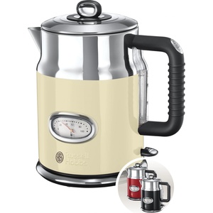 Russell Hobbs Kettle, 1.7 l, 2400W, Cream and Polished Stainless Steel - 21670-70 Електрически кани