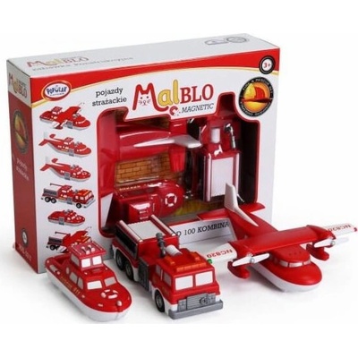 Malblo Magnetická hasičská auta 3+ Malblo