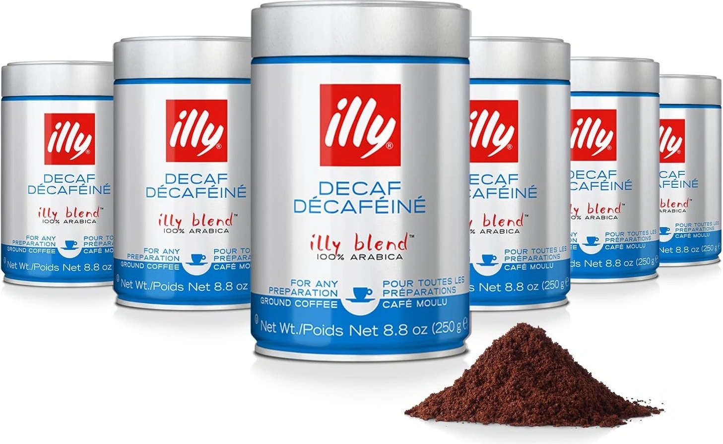 illy Ily Безкофеиново мляно кафе 250гр 6 бр