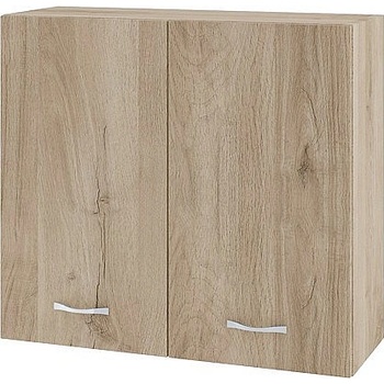 ИРИМ Горен шкаф с две врати и рафт Сити АРДА-4 дъб сонома арвен / дъб сонома арвен 80 см
