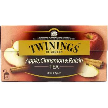TWININGS Apple Cinnamon & Raisin Tea 25 пакетчета черен чай
