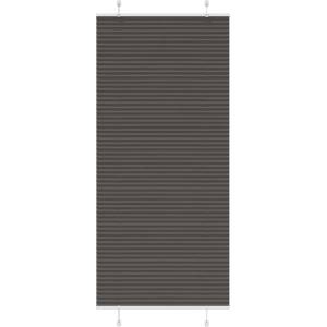 vidaXL Плисирана щора черна 90x200 cm Ширина на плата 89, 4 cm (4015158)