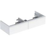 Geberit iCon - Шкаф за мивка, 118x25x48 cm, 2 чекмеджета, гланцово бяло 502.314. 01.1 (502.314.01.1)