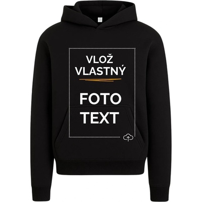 Mikina s potlačou Čierna