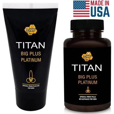 TITAN XXL ПРОМО Titan Gel + Titan Pills капсули за Уголемяване на пениса