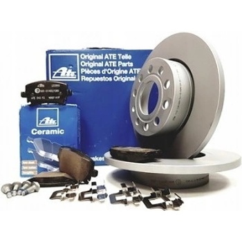 Brzdy kotouče a desky zadní ŠKODA OCTAVIA II - ATE