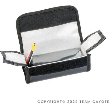 CAYOTE Чанта за липо батерии Black Battery Safe Bag CAYOTE (180x70x70mm) CAFB02 (CAFB02)