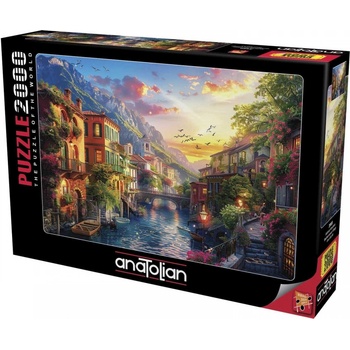 Anatolian Пъзел Anatolian - Средиземноморско село, 2000 части (P3969)