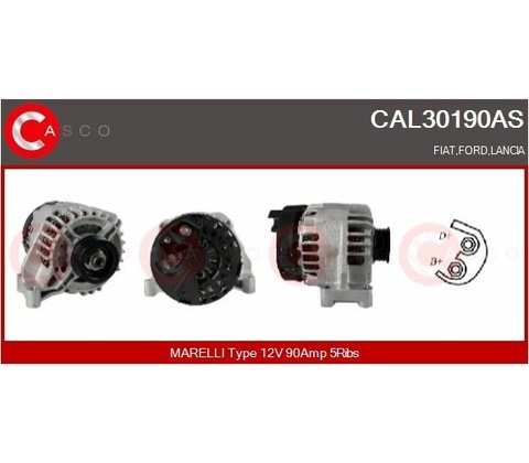 Alternátor CASCO CAL30190AS