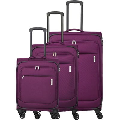 Travelite Набор пътни куфари Travelite Priego S, M, L Berry Travelite | Lilav | МЪЖЕ | UNI