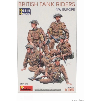 Miniart Figures Soldier Military British Tank Riders 1:35