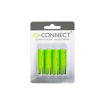 Q-CONNECT Батерия алкална lr6 АА 1.5v блистер 4бр