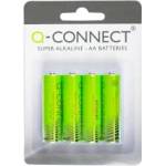 Q-CONNECT Батерия алкална lr6 АА 1.5v блистер 4бр