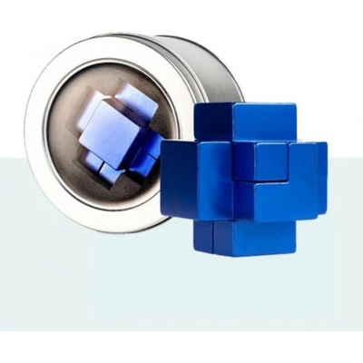 Kovový hlavolam Fortress modrý Metal puzzle Fortress blue