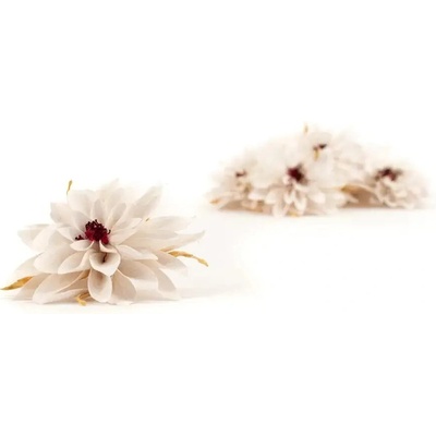 Stabilizované kvety Dahlia - biele