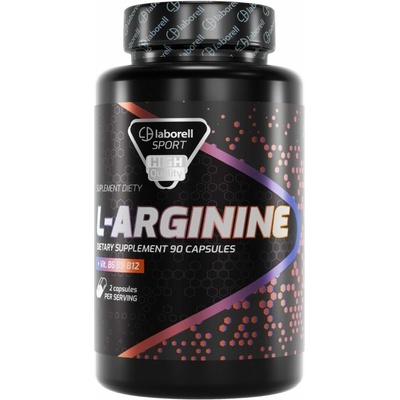 Laborell L-arginín 1200 mg + vitamíny B6, B9, B12 90 kapsúl