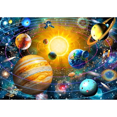 Bluebird Puzzle - Puzzle Ringed Solar System 1000 - 1 000 piese