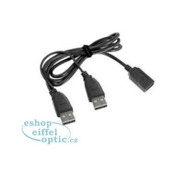 Gembird CCP-USB22-AMAF-3 2x USB 2.0 A male - 1x USB 2.0 A female, 0,9m