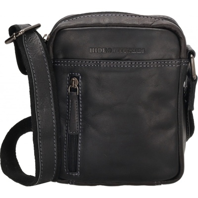 Hide & stitches Japura malá unisex crossbody taška 18 cm čierna