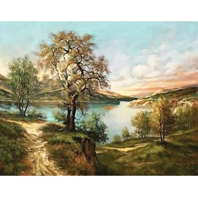 Obraz v ráme Klasik 2430 jazero 36x30 cm