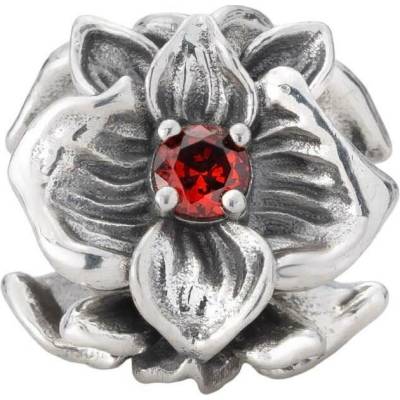 Šperk Krystalová Orchidej Vášeň - Elfbeads Ag 925/1000, 4,5 g