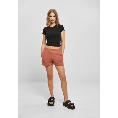 Urban Classics Дамски къси панталони в цвят праскова Urban Classics Terry ShortsUB-TB5998-04420 - Праскова, размер 3XL