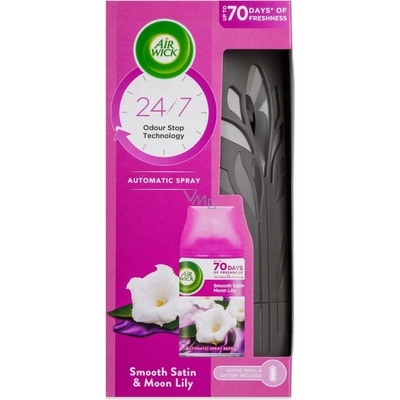 Air Wick FreshMatic Smooth Satin & Moon Lily osvěžovač strojek a náplň 250 ml – Sleviste.cz