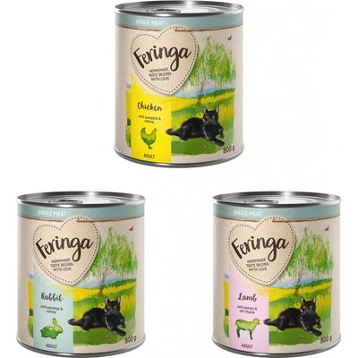 Feringa Single Meat Menu mix I kuracie, králičie, jahňacie 6 x 0,8 kg
