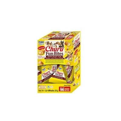 Churu Dog BOX Fun Bites Chicken wraps Chick&Chees 8 x 12 g