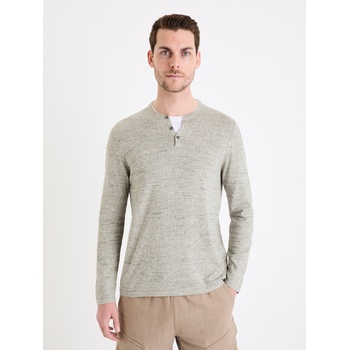 Celio Пуловер Gelano henley Celio | Siv | МЪЖЕ | S
