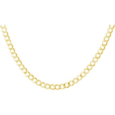 Eppi Stredne silná panzer retiazka z 14k zlata CH45654