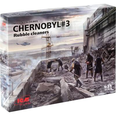 ICM Chernobyl #3 Rubble Cleaners 1:35