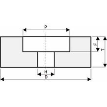 Tyrolit 96A60N7V40 Brúsny kotúč 90 x 20 x 32 60 x 10 mm 60 T428122