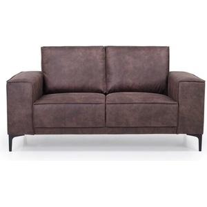 Scandic Кафяв диван от изкуствена кожа 164 cm Copenhagen - Scandic (14349SN 29 CHOCOLATE)