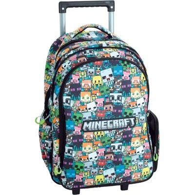 Minecraft Ученическа раница на колела Minecraft Chibi