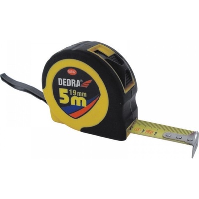Dedra Svinovací metr 5m/19mm pouzdro ABS+guma