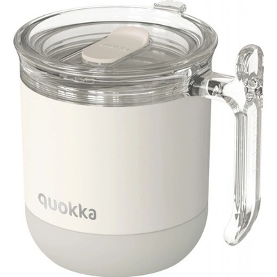 Quokka Wave Smartgrip Nerezový termo hrnček Ivory 260 ml