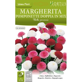 Hortus Парички Двойни Помпони Микс Bellis perennis