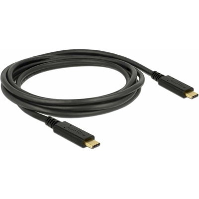 Delock 83668 USB-C USB-C ® zástrčka, USB-C ® zástrčka 2m černý