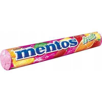 Mentos Žuvacie cukríky s ovocnou príchuťou 38 g