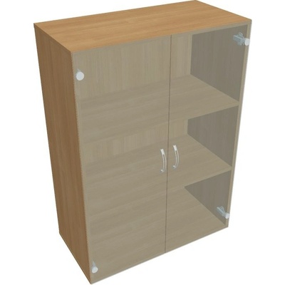 Office Pro Hobis skriňa policová dverová - D 3 80 04, dub