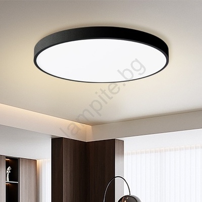 Brilagi - LED таванно осветително тяло POOL LED/100W/230V 3000/4500/6000K, диаметър 80 cm, черно (BG2239)