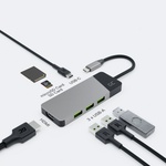 Green Cell GC Connect USB-C Hub 7-в-1 HDMI 4K USB-C PD 85W (HUBGC01)