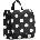 Reisenthel Козметична чантичка Toiletbag на бели точки (WH7073)
