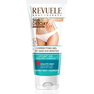 Revuele Slim & Detox With Caffeine modelační gel na dekolt a poprsí 150 ml