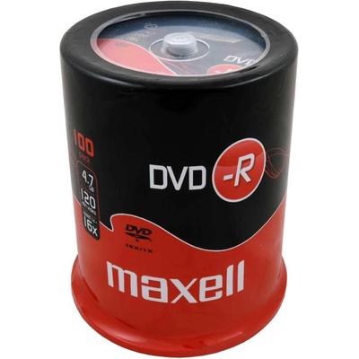 Maxell DVD-R 4.7 GB, 100 броя, ML-DDVD-R4.7-100PK-CAKE (ML-DDVD-R4.7-100PK-CAKE)