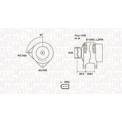 Generátor MAGNETI MARELLI 063731912010