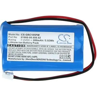 Cameron Sino Батерия за компютър за поливане GARDENA C1060 plus Solar 7.4V 800mAh Cameron Sino (CS-GRC105PW)